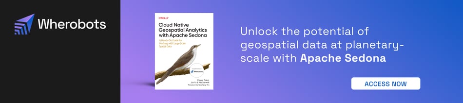 cloud native geospatial data analytics apache sedona book cover